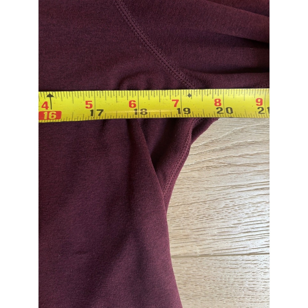 Vuori Halo Essential Hoodie Womens Medium Burgundy DreamKnit Pullover VW226 - Picture 8 of 8